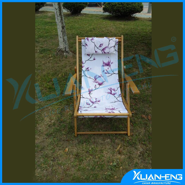 Wooden Folding Beach Chair for Camping