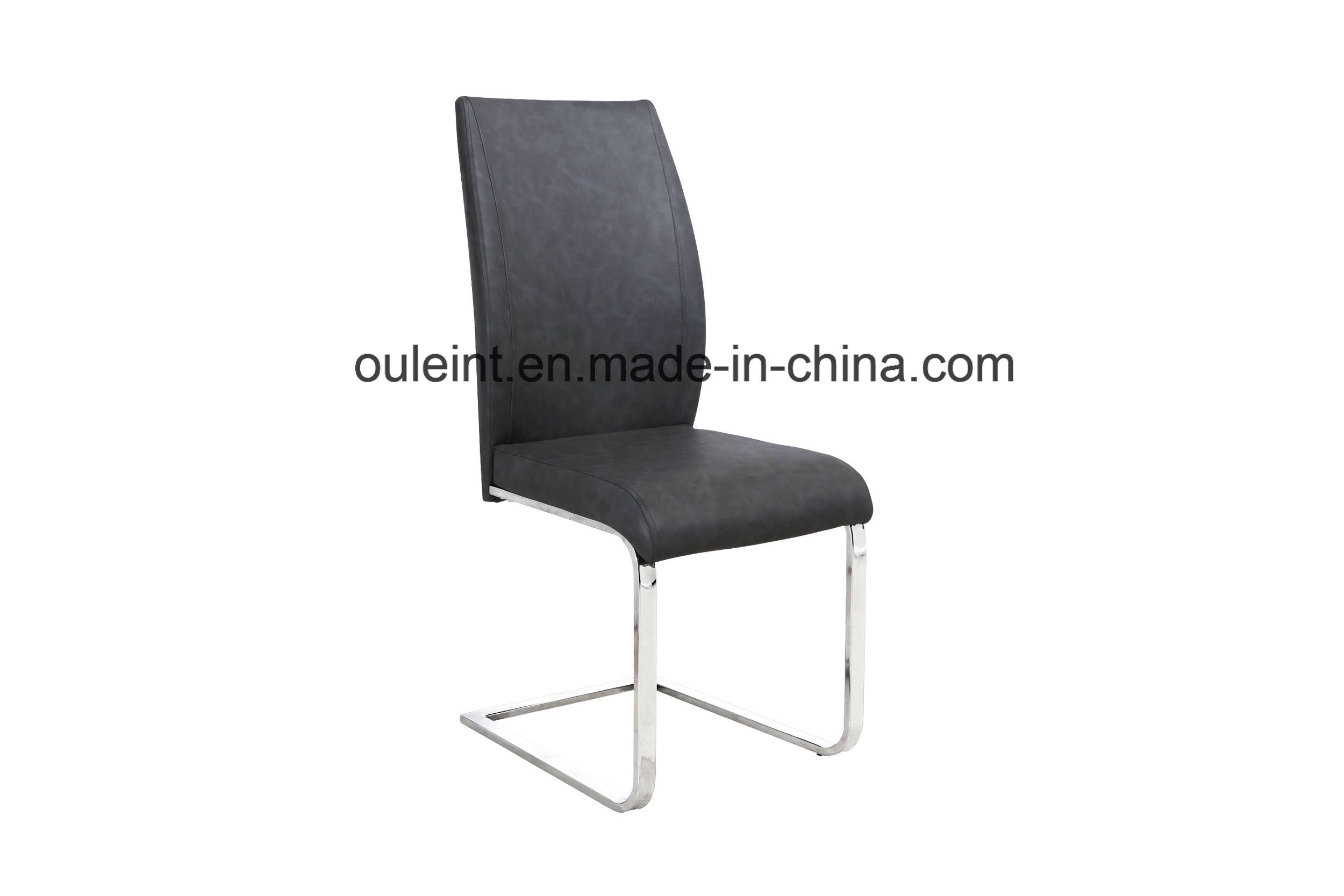 Anli PU Metal Chromed Dining Chair