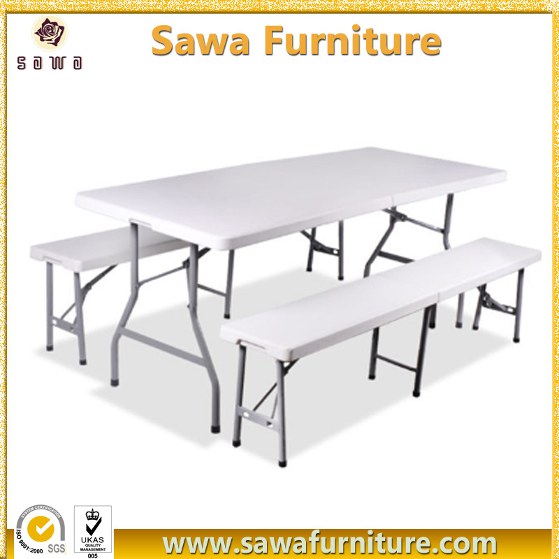 Outdoor Furniture Plastic Folding Recrangle Table for Banquet