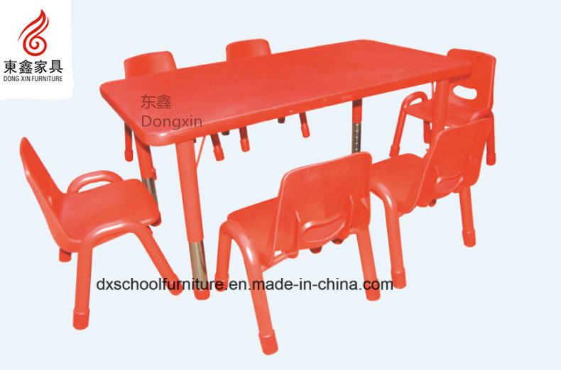Kindergarten Furniture Plastic Table and Chair for Kids