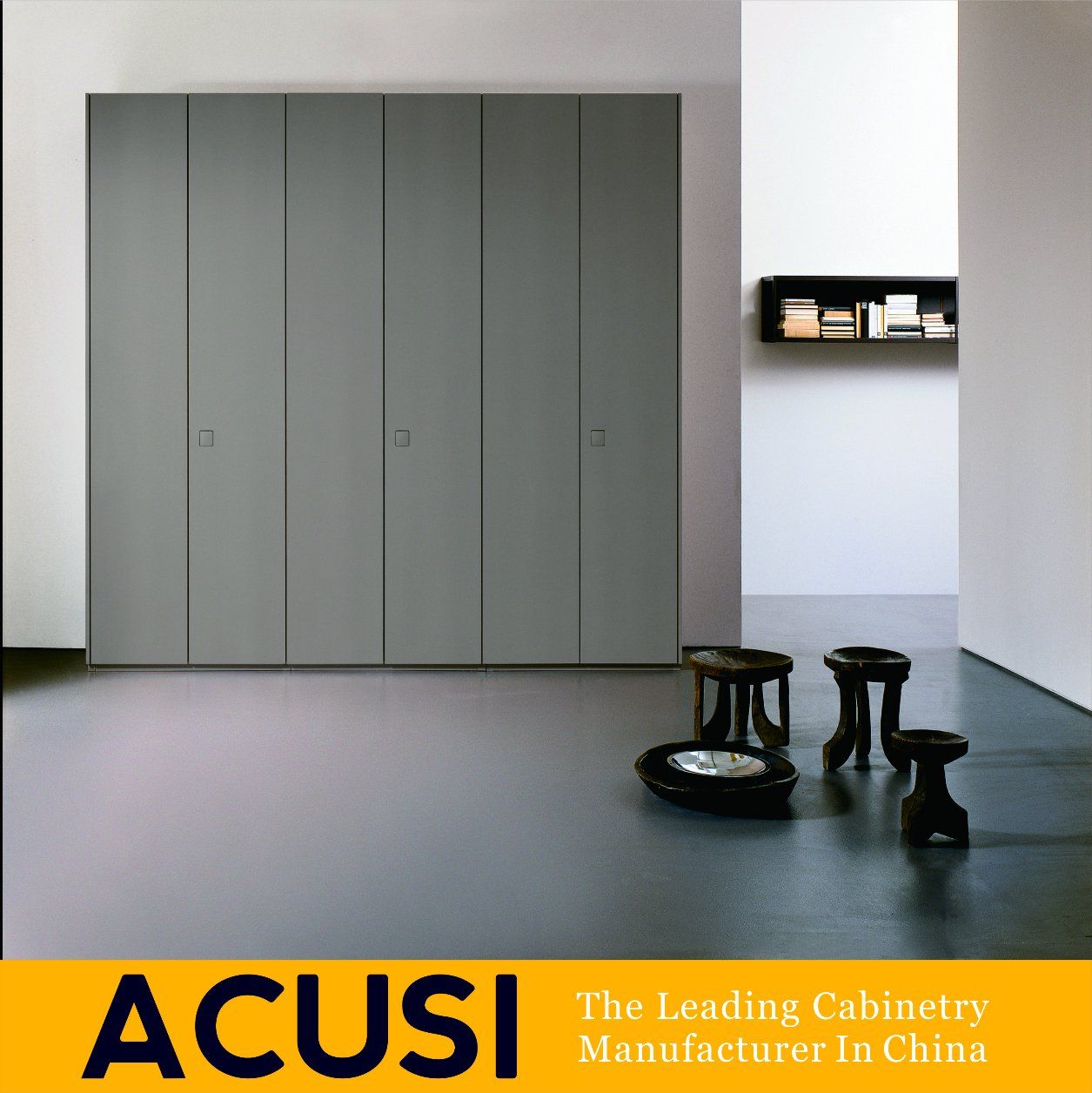 Wholesale New Design Modern Hinged Door Bedroom Wardrobe (ACS3-H12)