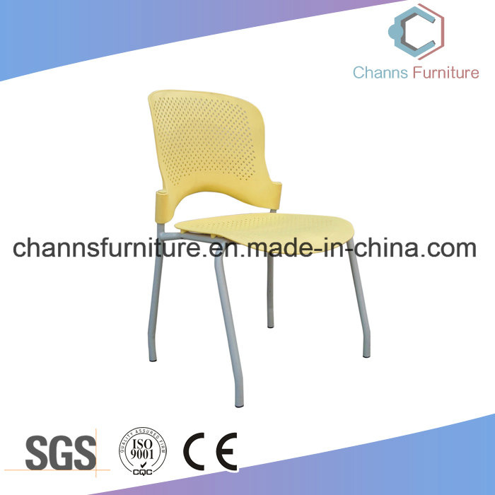 Yellow Color Plastic Durable Student Furniture Training Chair