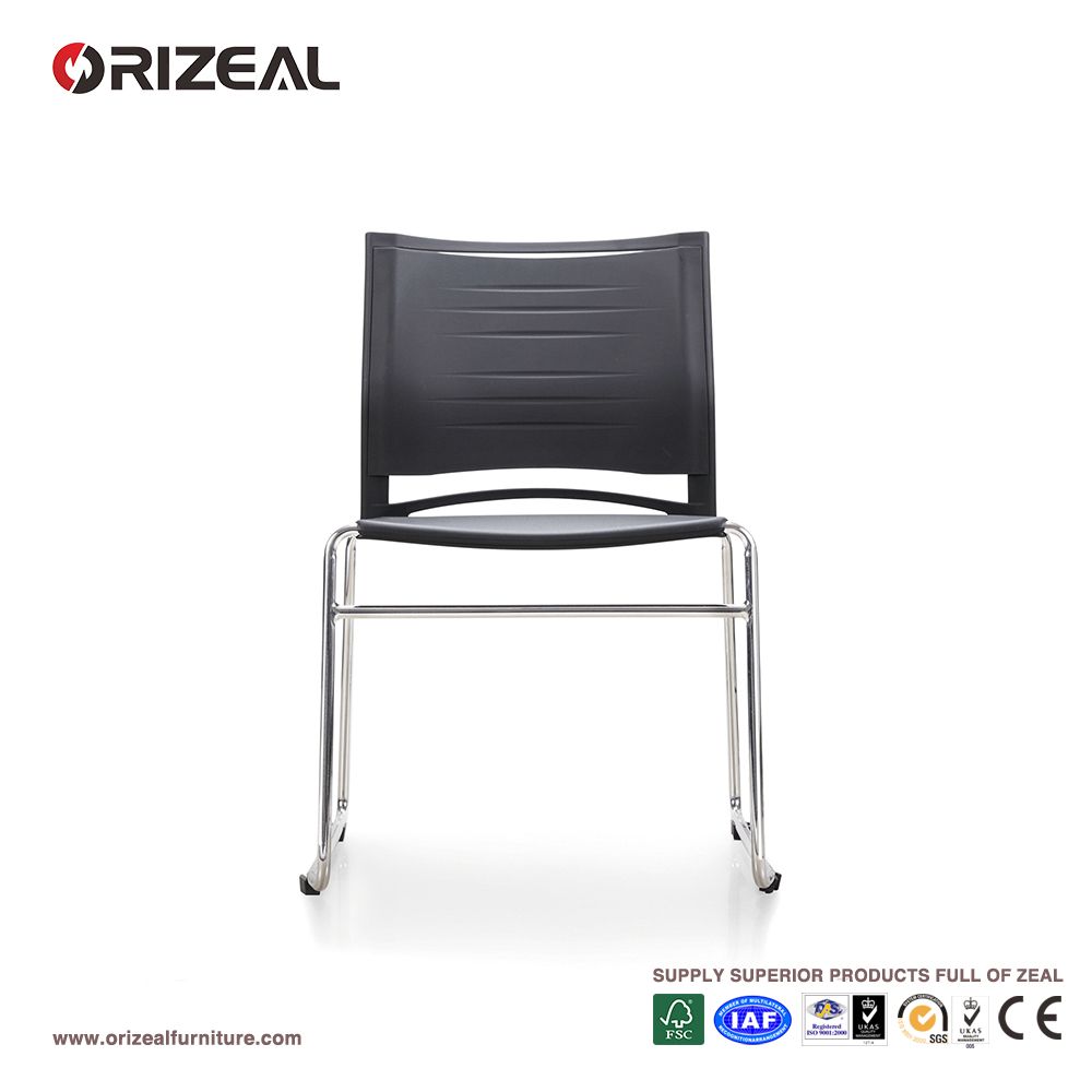 Orizeal Stackable Office Chair, Visitor Chair, Plastic Office Guest Chair