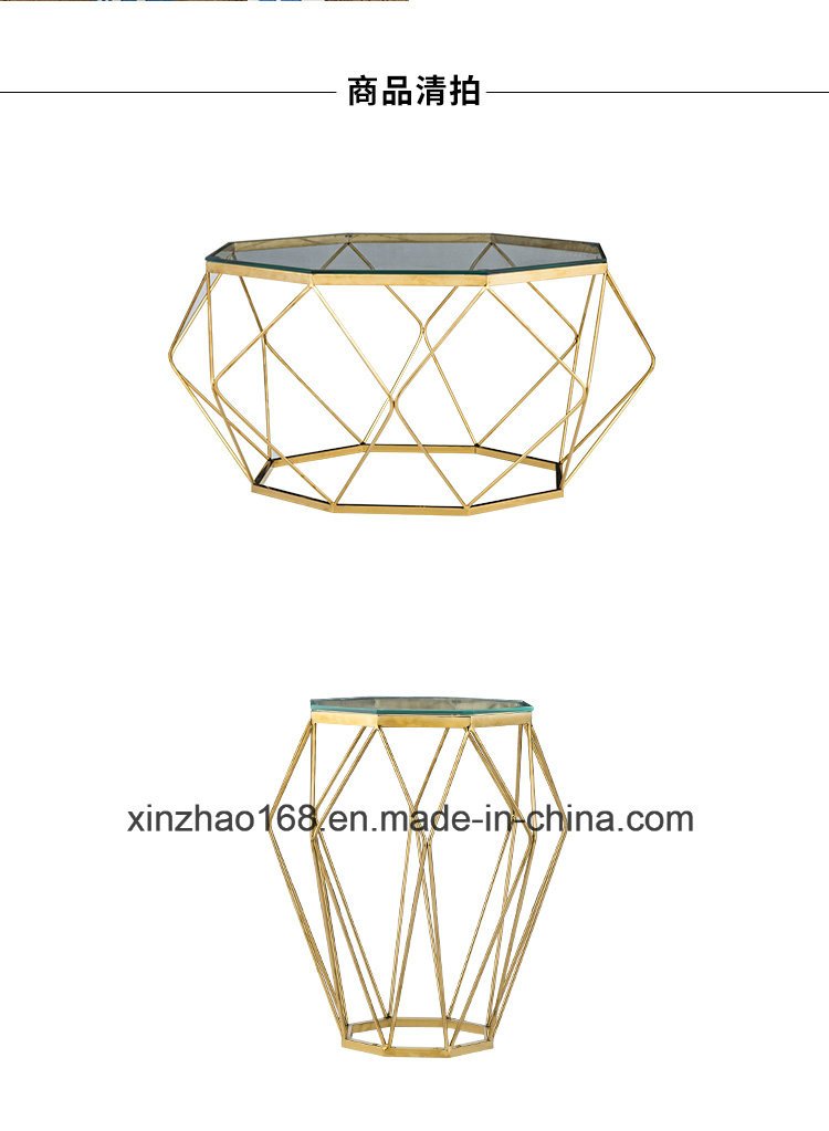 Coffee Table with Shelf Modern & Elegant Office Dining Living Table