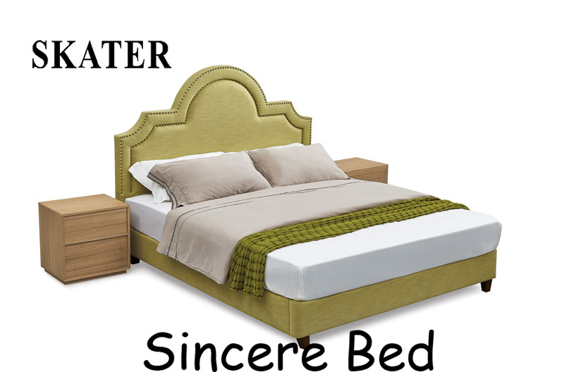 Sk16 American Style Bedroom Fabric Bed