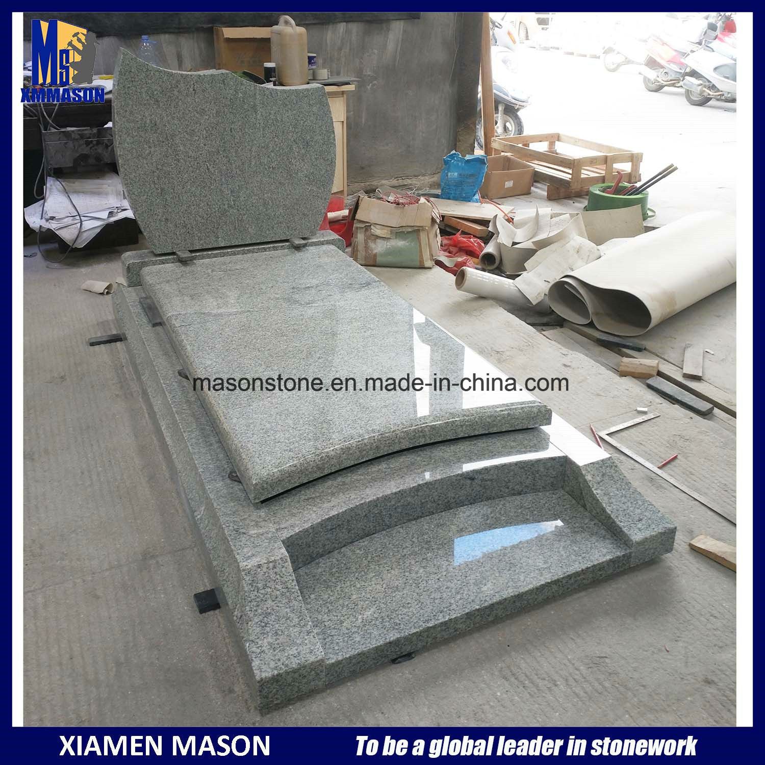 G623 France Popular Cheap Simple Granite Tombstone