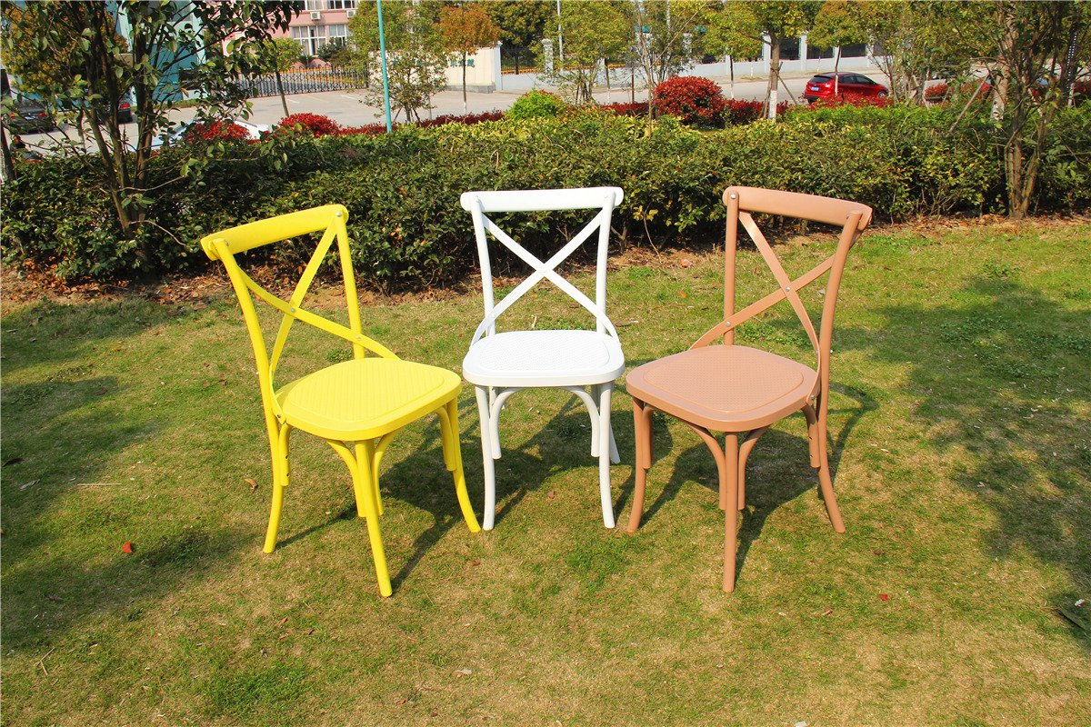 Resin Plastic Crossback Chair