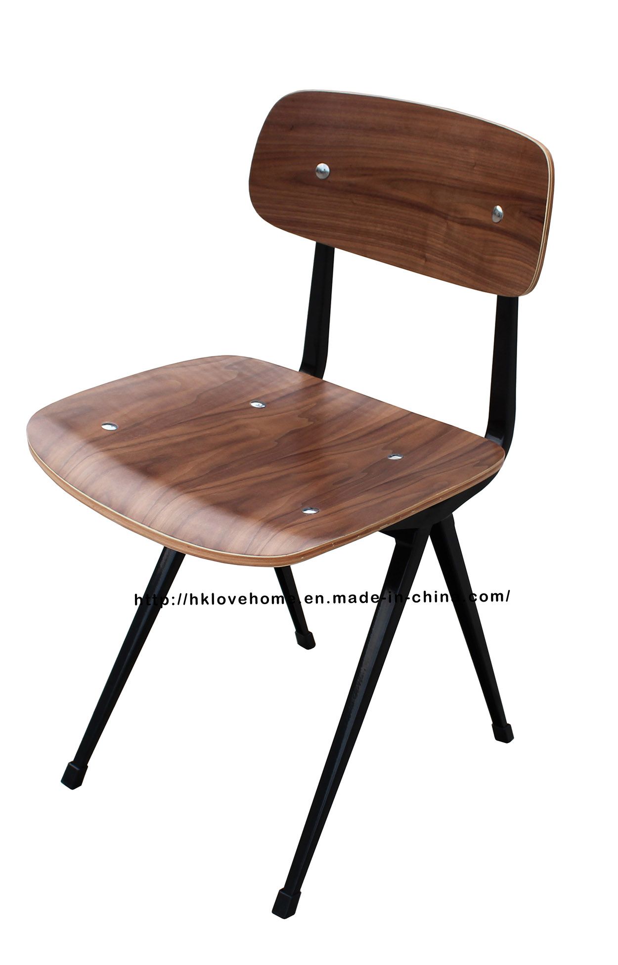 Metal Dining Restaurant Coffee Plywood Kramer Side Chair