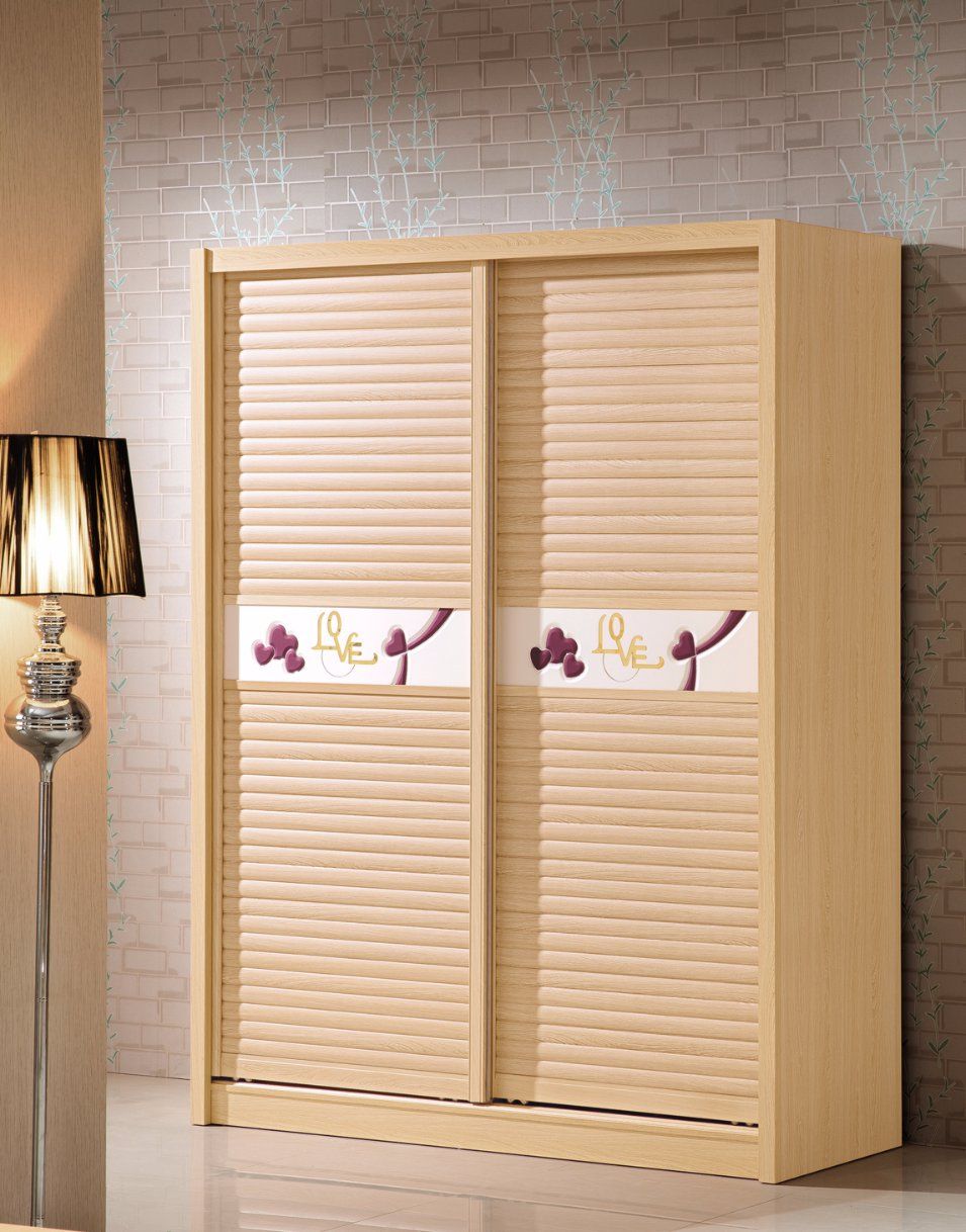 Hot Sale 2 Sliding Door Wardrobe for Bedroom Furniture