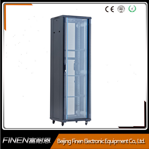 19'' 42u Mesh Free Standing Network Cabinet