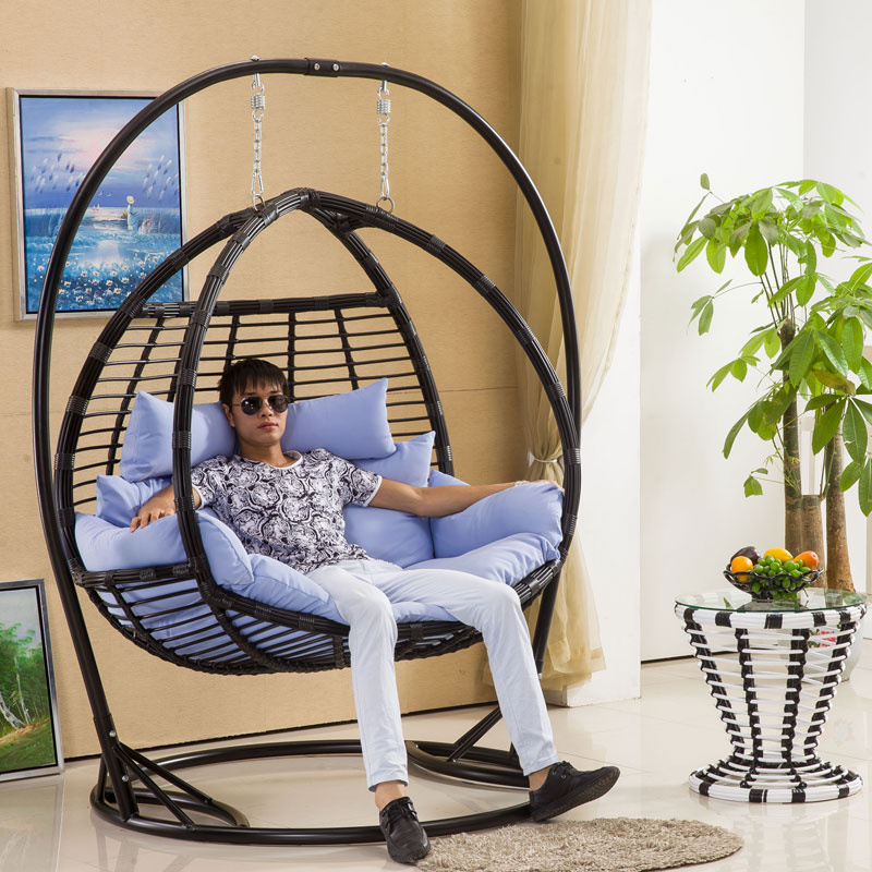 Rattan Furniture, Rattan Basket Double Swing (D156)