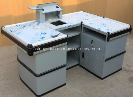 Supermarket Cash Counter with Entrance Bars