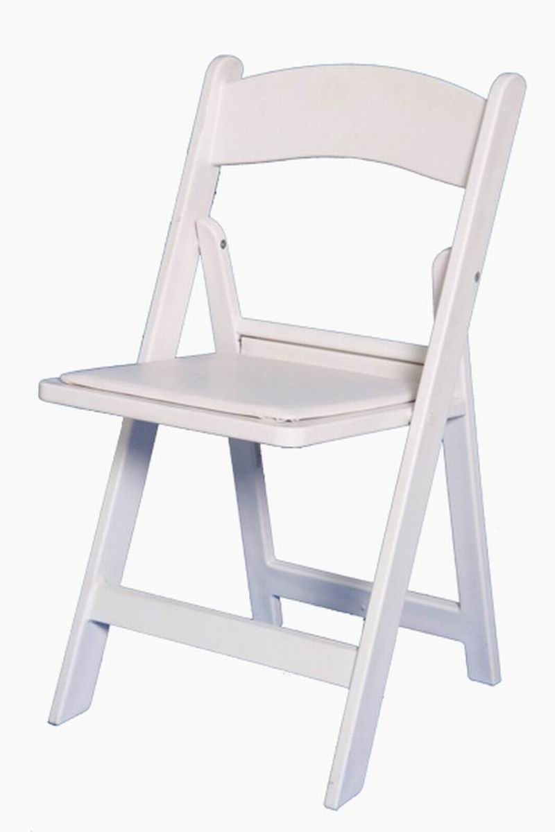 White Resin Plastic Event Wedding Folding Chair