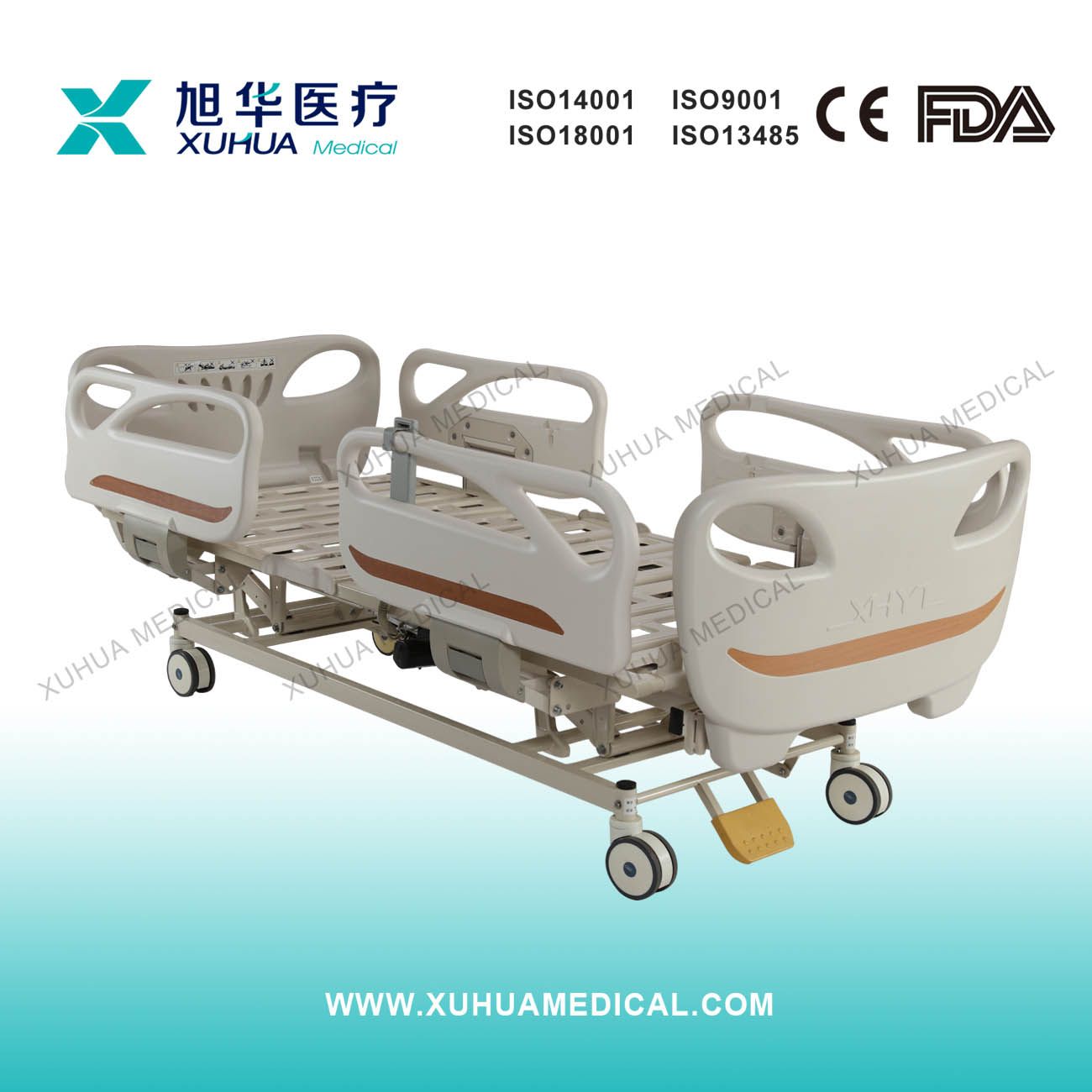 Three Functions Electric Hopsital ICU Bed XHD-3A