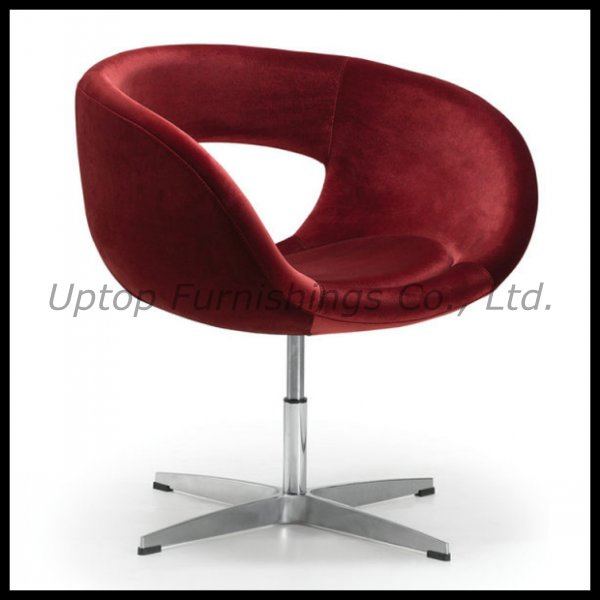 4 Star Base Upholstery Velet Fabric Easy Chair (SP-HC092)