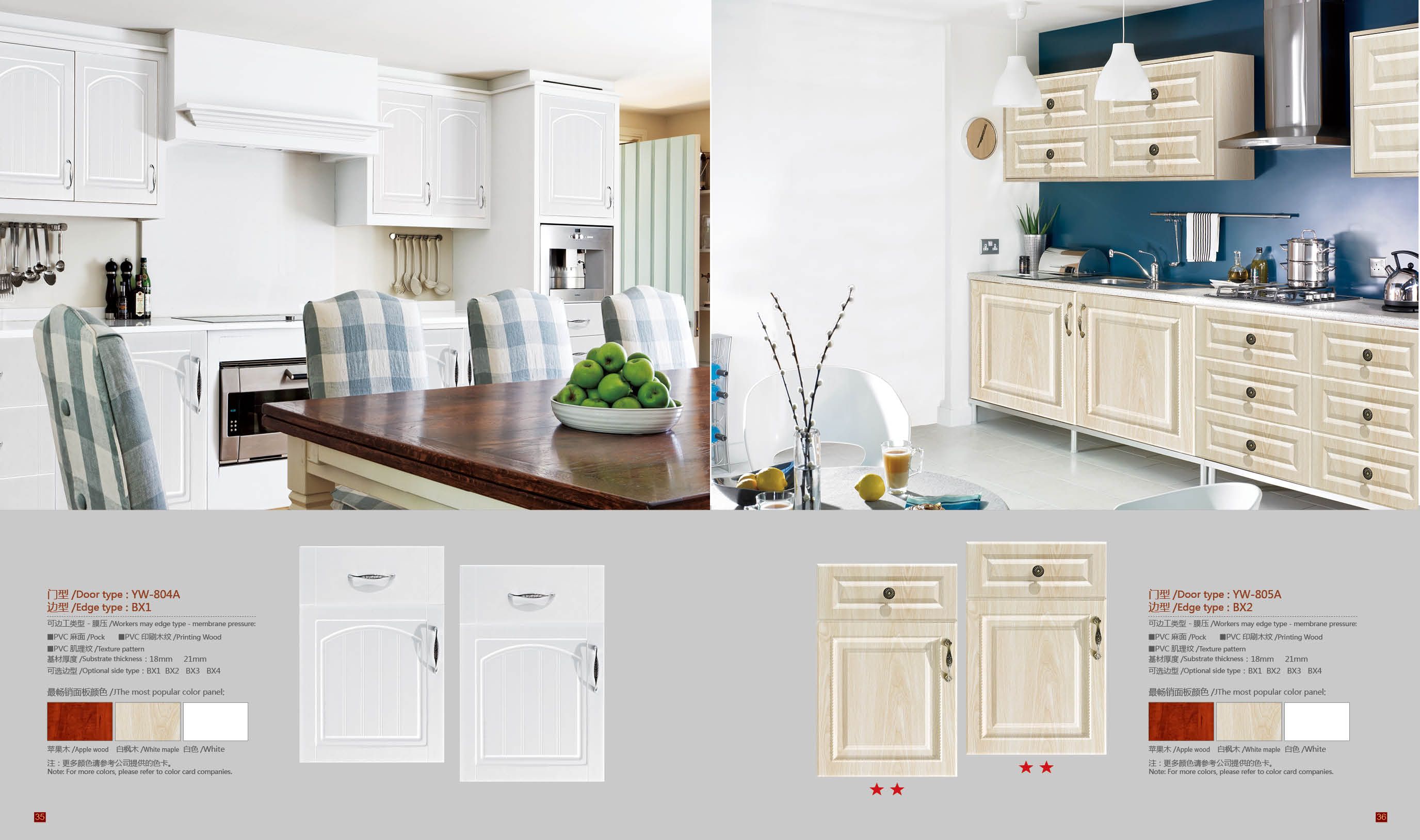 PVC Kitchen Cabinets (customize sizes)