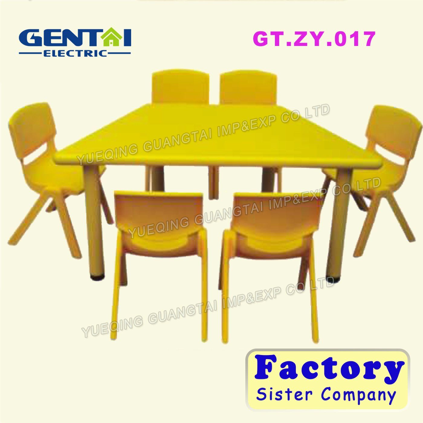 Wholesale Price Plastic Children Table and Chairs for Nursery Furniture