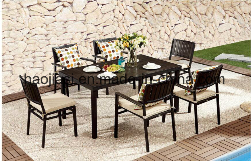 Outdoor /Rattan / Garden / Patio /Hotel Furniture Polywood Furniture Chair & Table Set (HS 3001C & HS 3001AC & HS 7110DT)