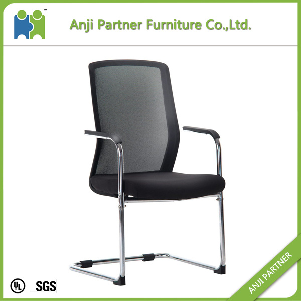Modern Design Fixed Height Black Mesh Office Computer Chair (Myra)