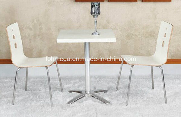 New Design Furniture Cheap Wood Cafe Table (FOH-BC17)