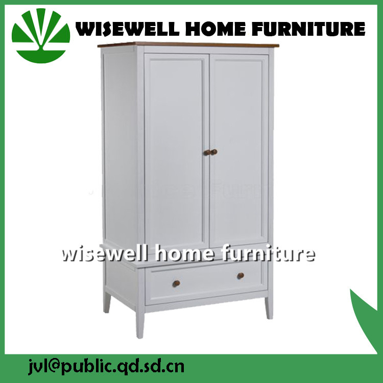 Pine Wood Bedroom Furniture Kids Wardrobe