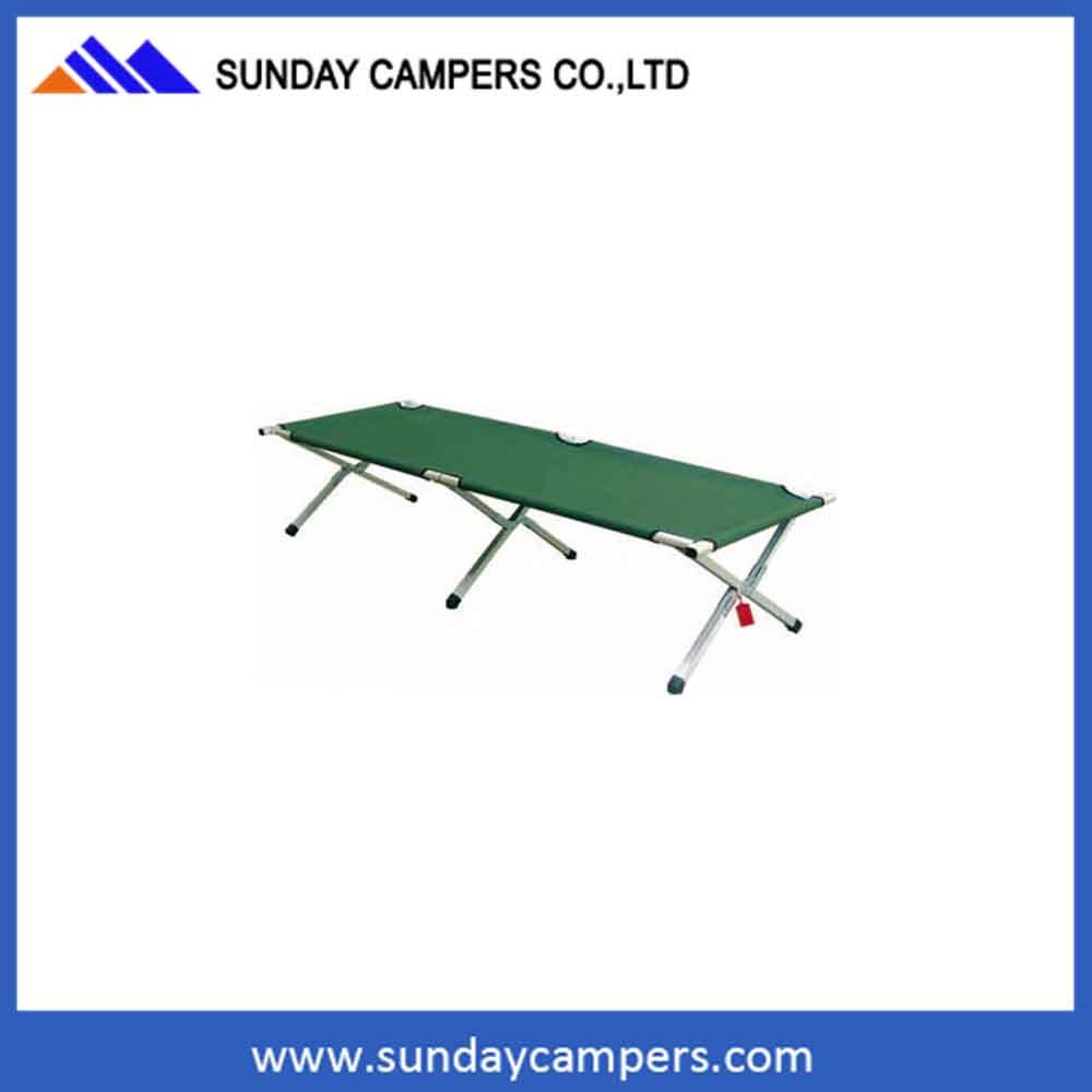Aluminum Folding Camping Bed Military Cot Bed