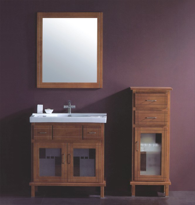 Wooden Bathroom Cabinet (B-327)