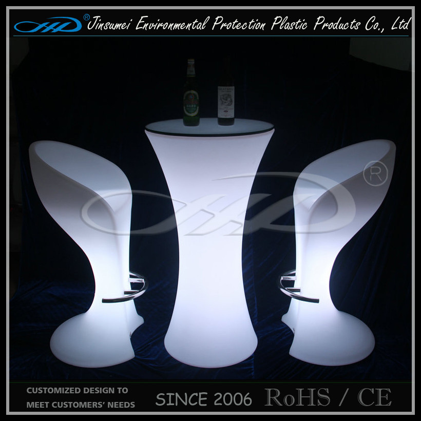Restaurant LED Furniture Bar Table with BV