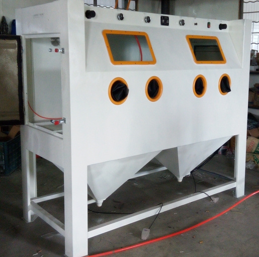 Double Station Sandblast Cabinets for Sale