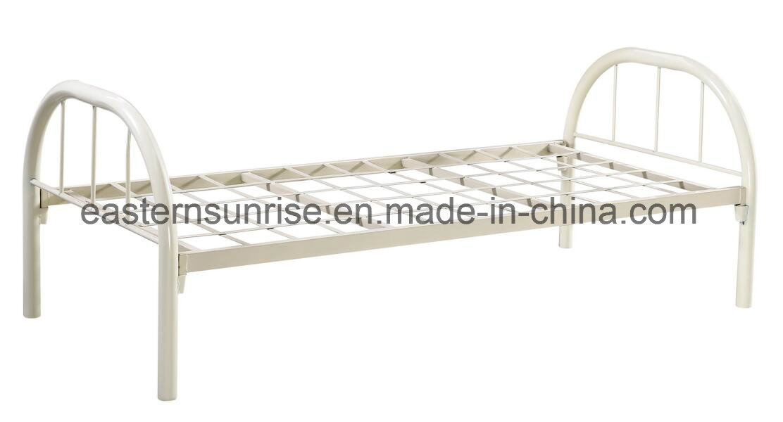 Heavy Duty Simple Steel Metal Iron Steel Single Bed