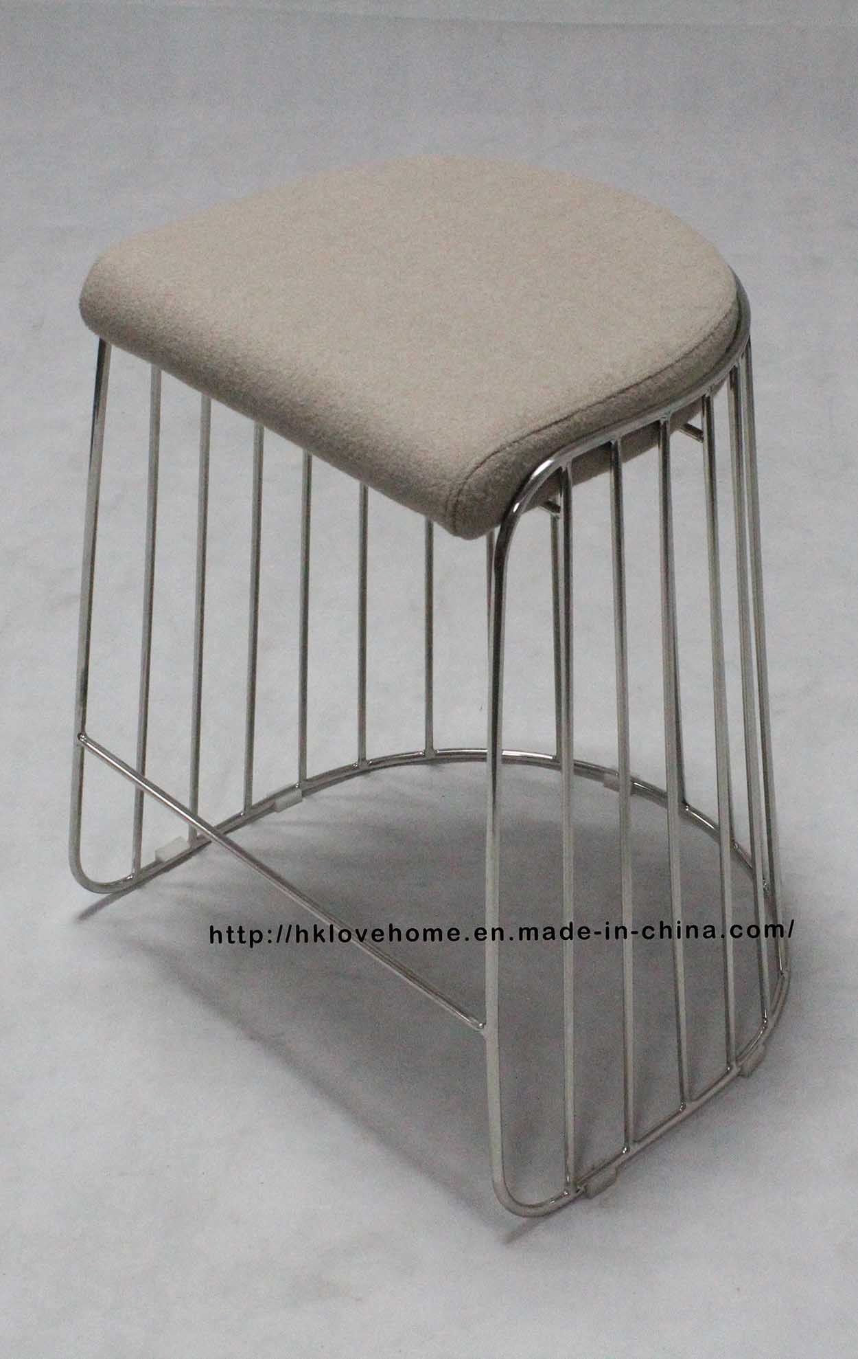 Replica Steel Restaurant Stackable Wire Dining Counter Barstools Furniture