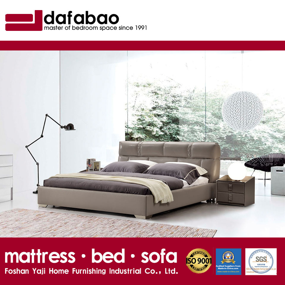 Leather King and Queen Size Bed (G7003)