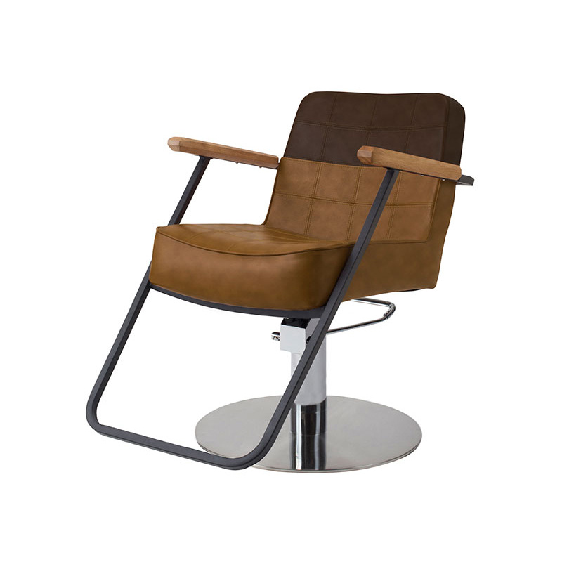 Both Colors Styling Chair with Footrest Barber Styling Chair