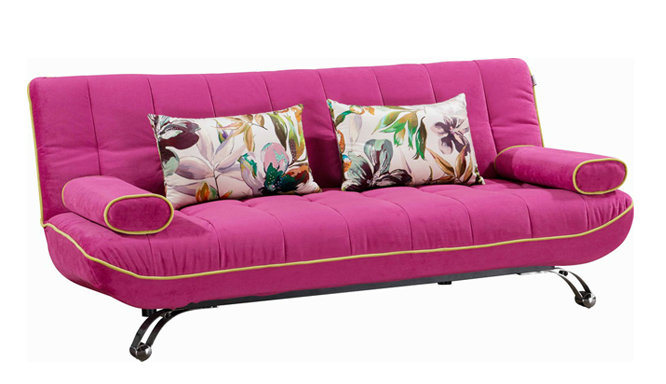 Love Seat Lying Sofabed with Movable Armrests