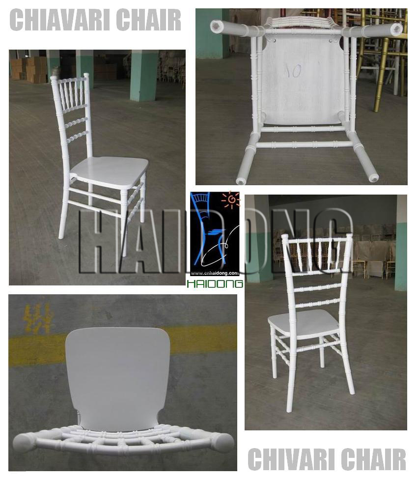 White Resin Chiavari Chair