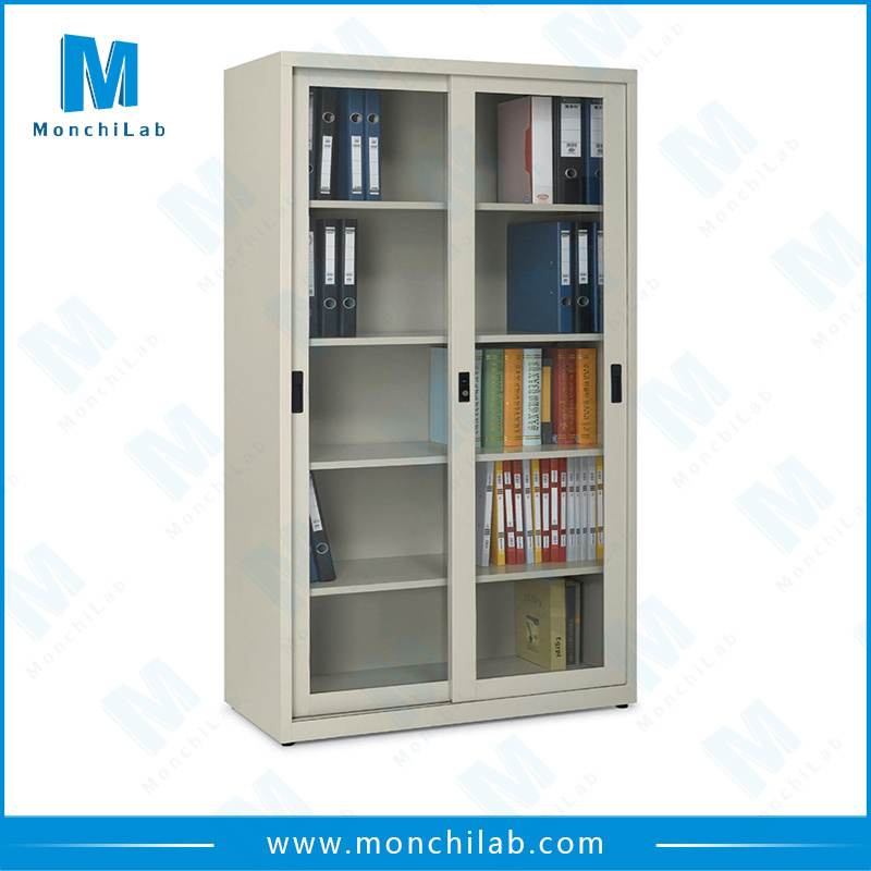 Glass Sliding Two Door display Cabinet