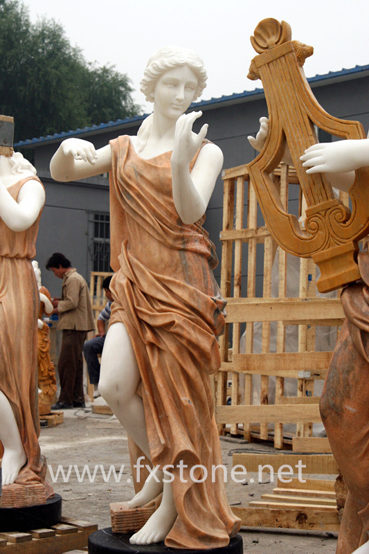Splicing Garden Marble Sculpture Statue