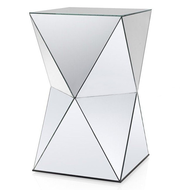 China Glass Mirror Veneer Table