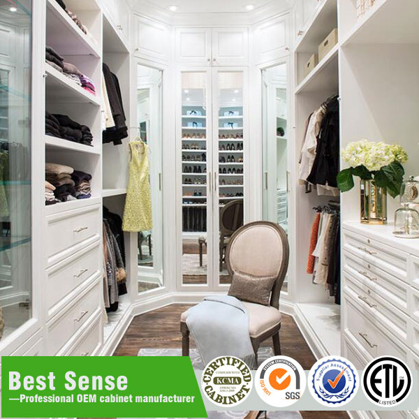 Simple Design Wooden Wardrobe Made in China