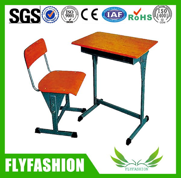 Wholesale Classroom Furniture Single Student Desk and Chair (SF-08S)