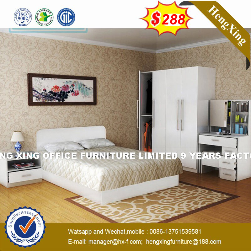Marriot Hotel Solid Wood Redwood Bedroom (HX-8NR1090)