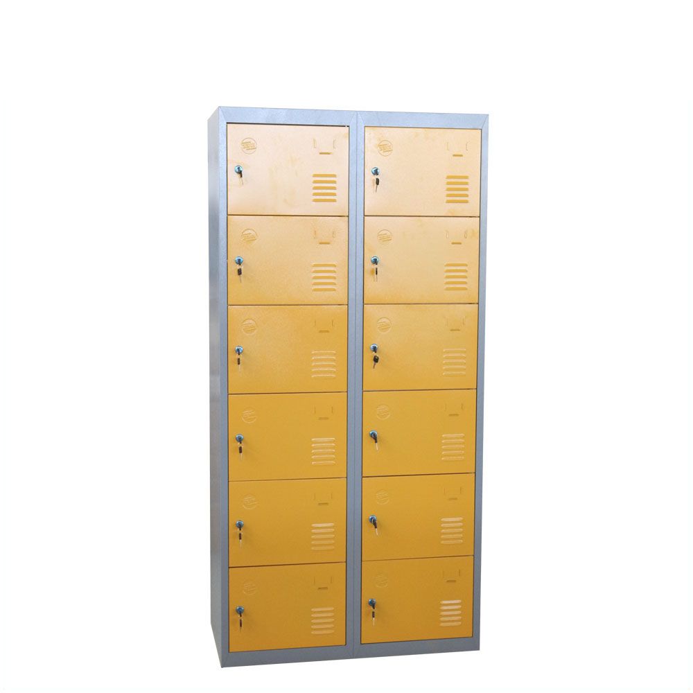 Tinted 12 Door Metal Steel Locker