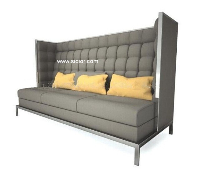 (SD-4007) Modern Cafe Restaurant Furniture for Leather Leisure Sofa