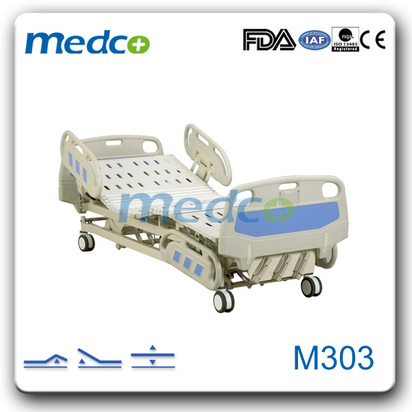 Good Price! 3 Cranks Manual Hospital Bed for Patient with Ce& ISO