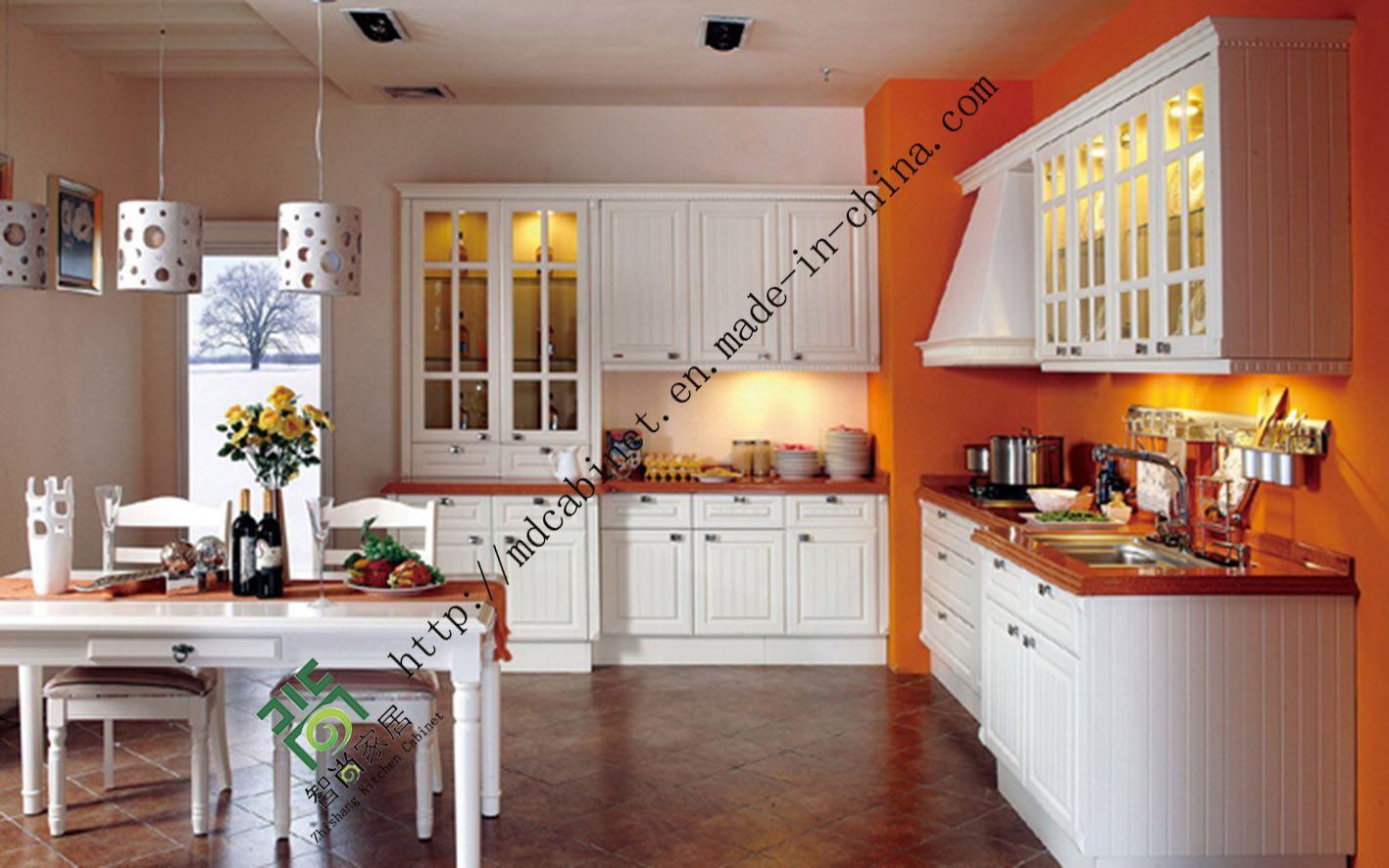 New High Quality PVC Kitchen Cabinet (zs-267)
