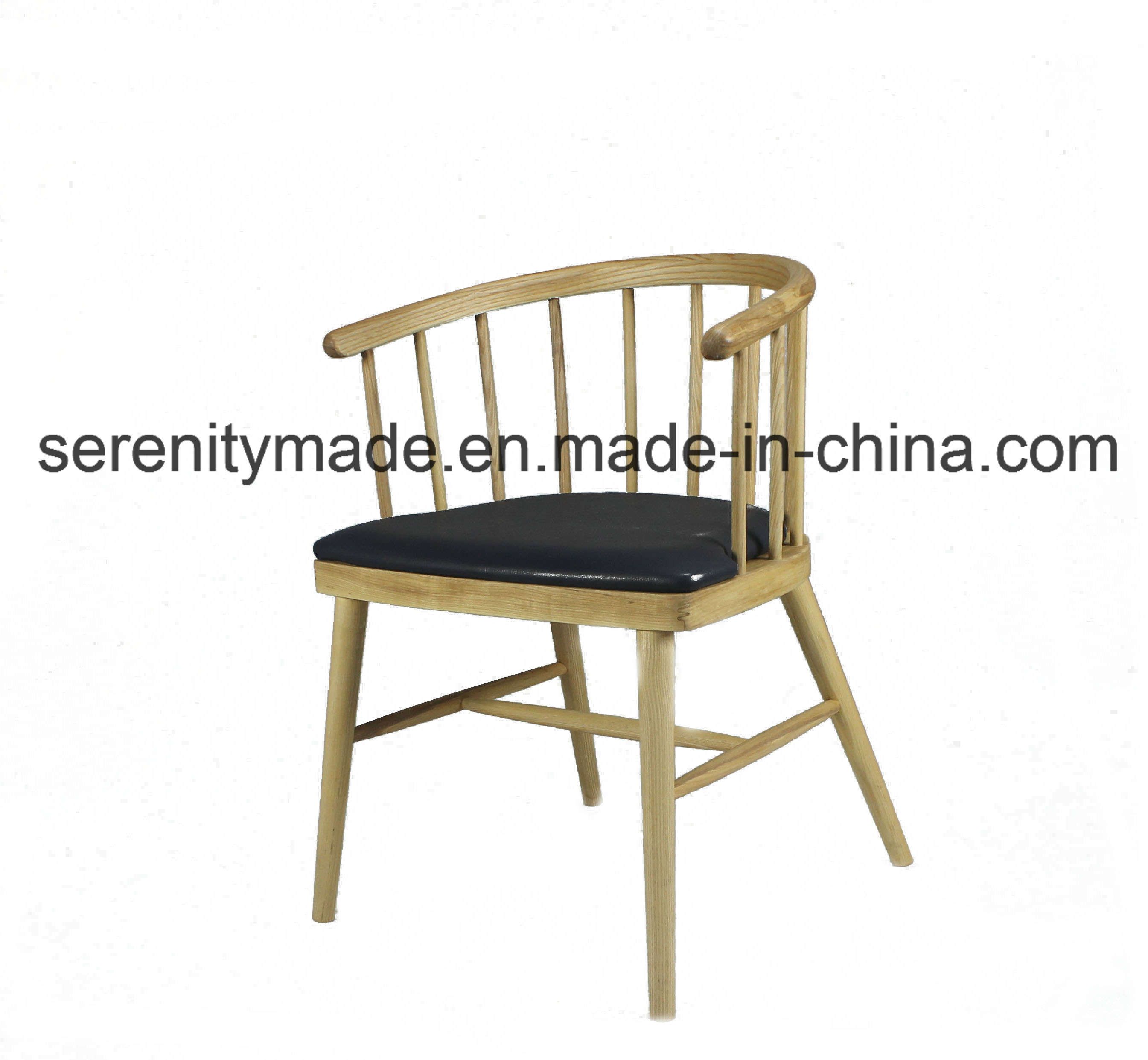 Flash Furniture Leatherette Padded Solid Wood Dinette Side Chair