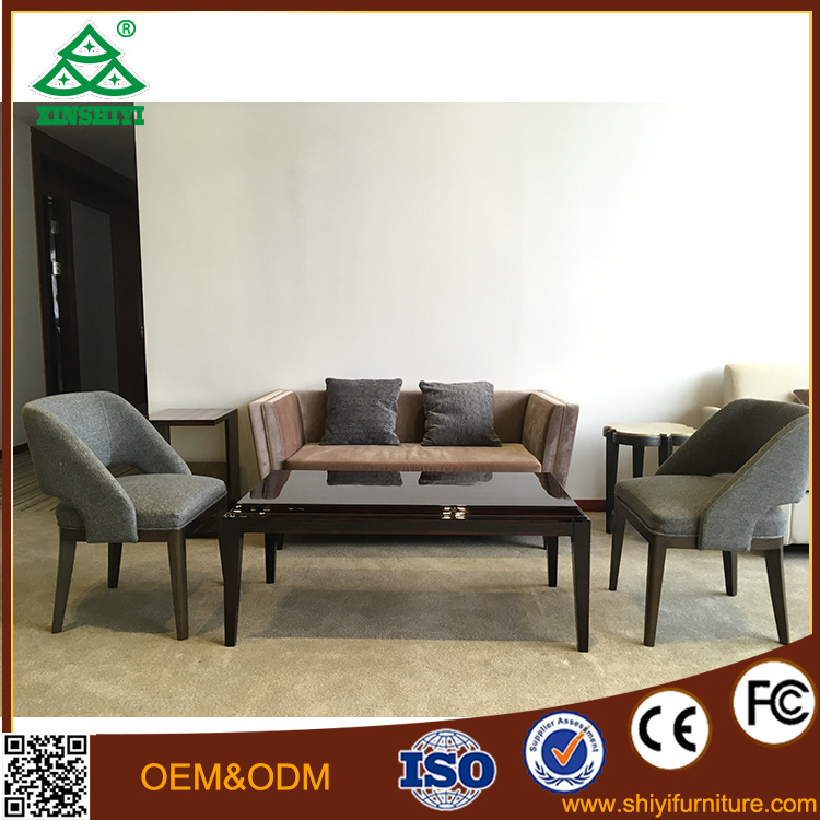 Hot Sale No Folded Reception Conference Set Designs Fabric Office Sofa