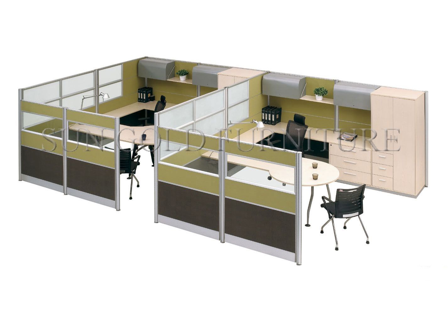 Privacy Desk Mobile Office Partition with High Screen Workstsation (SZ-WST698)