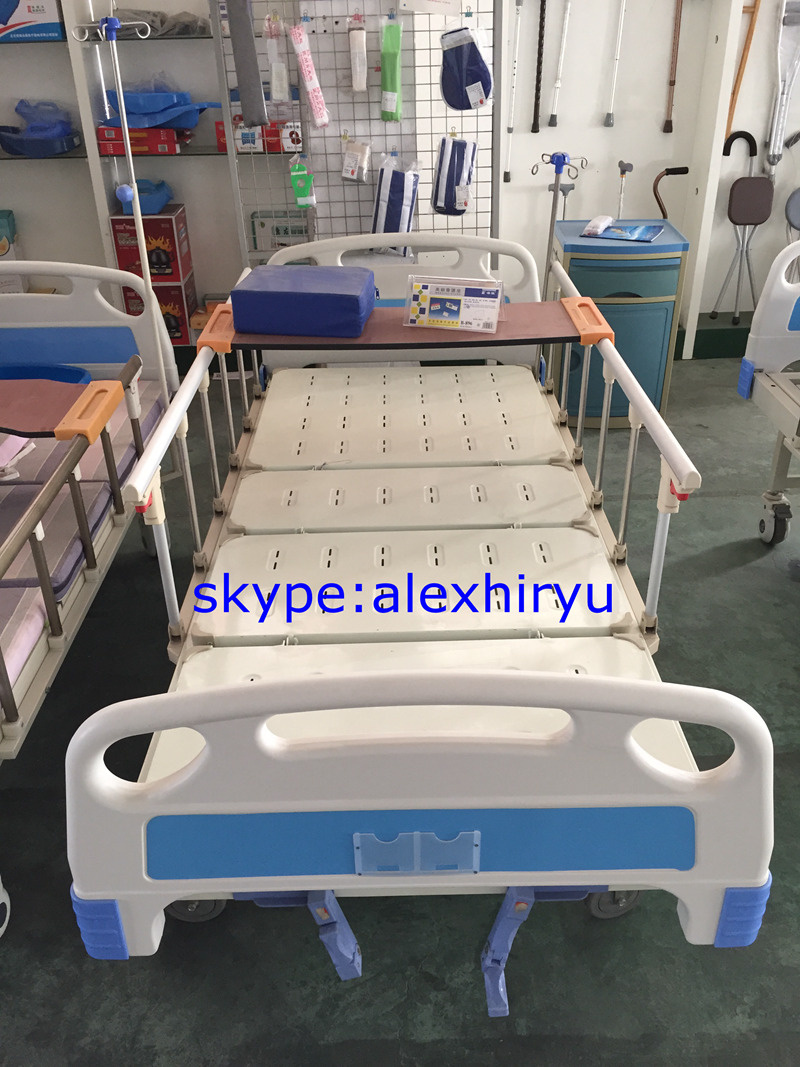 Hospital Furniture Used 2 Functions Manual Medical Bed Hospital Bed