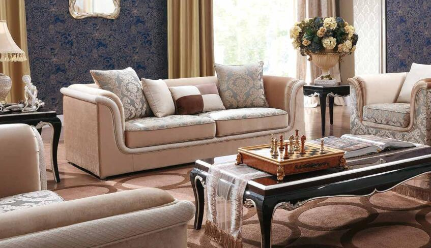 New Classic Fabric Sofa, Saudi Arab Sofa